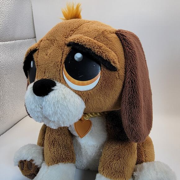 Vtg Rescue Pets Animated Dog Plush Happy/Sad Bark Wags Battery Operated Works! - Picture 4 of 14